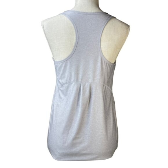 REEBOK Gray Racerback Athletic Tank Top - Size Small - Picture 2 of 5